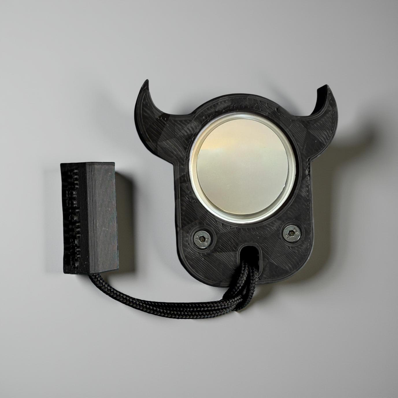 Bruno AirTag Holder – Rugged Bull Keychain Case for Apple AirTag | Tough 3D Printed Tracker with Personality