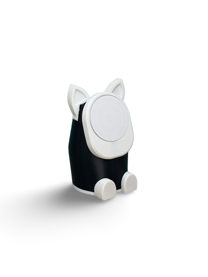 🐱 Luna the Curious Cat – MagSafe iPhone Charger Holder