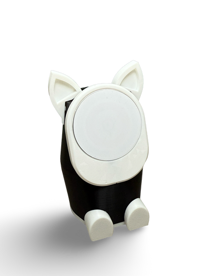 🐱 Luna the Curious Cat – MagSafe iPhone Charger Holder